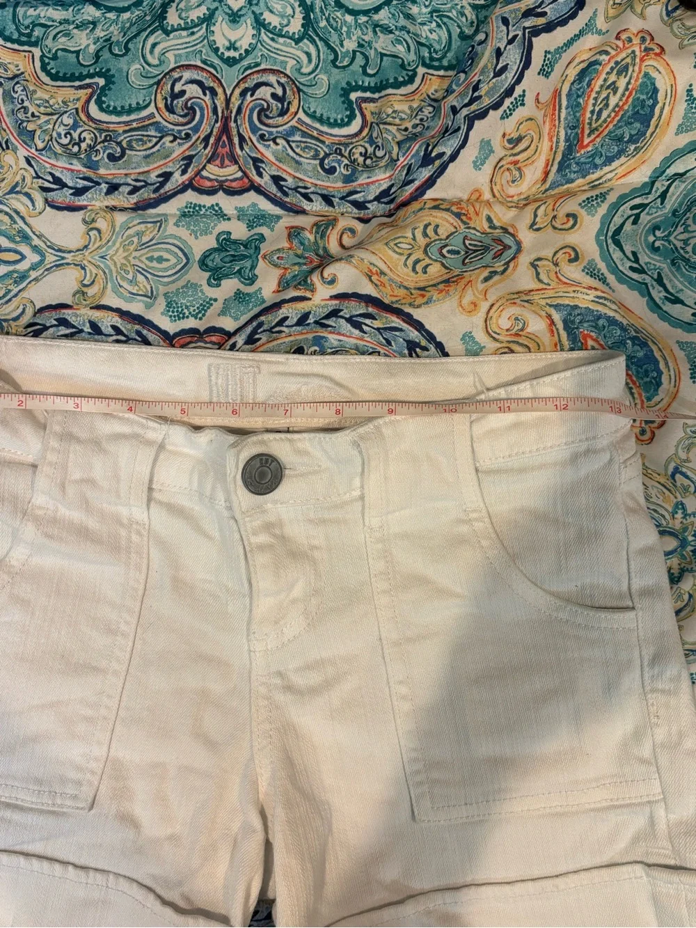 Women’s White Denim Shorts